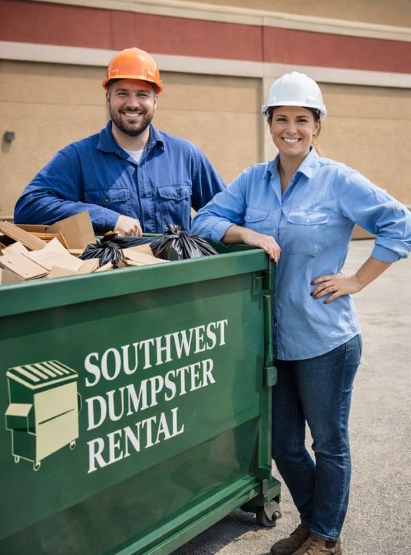 southwest-dumpster-rental-professional-team-uniform-logo